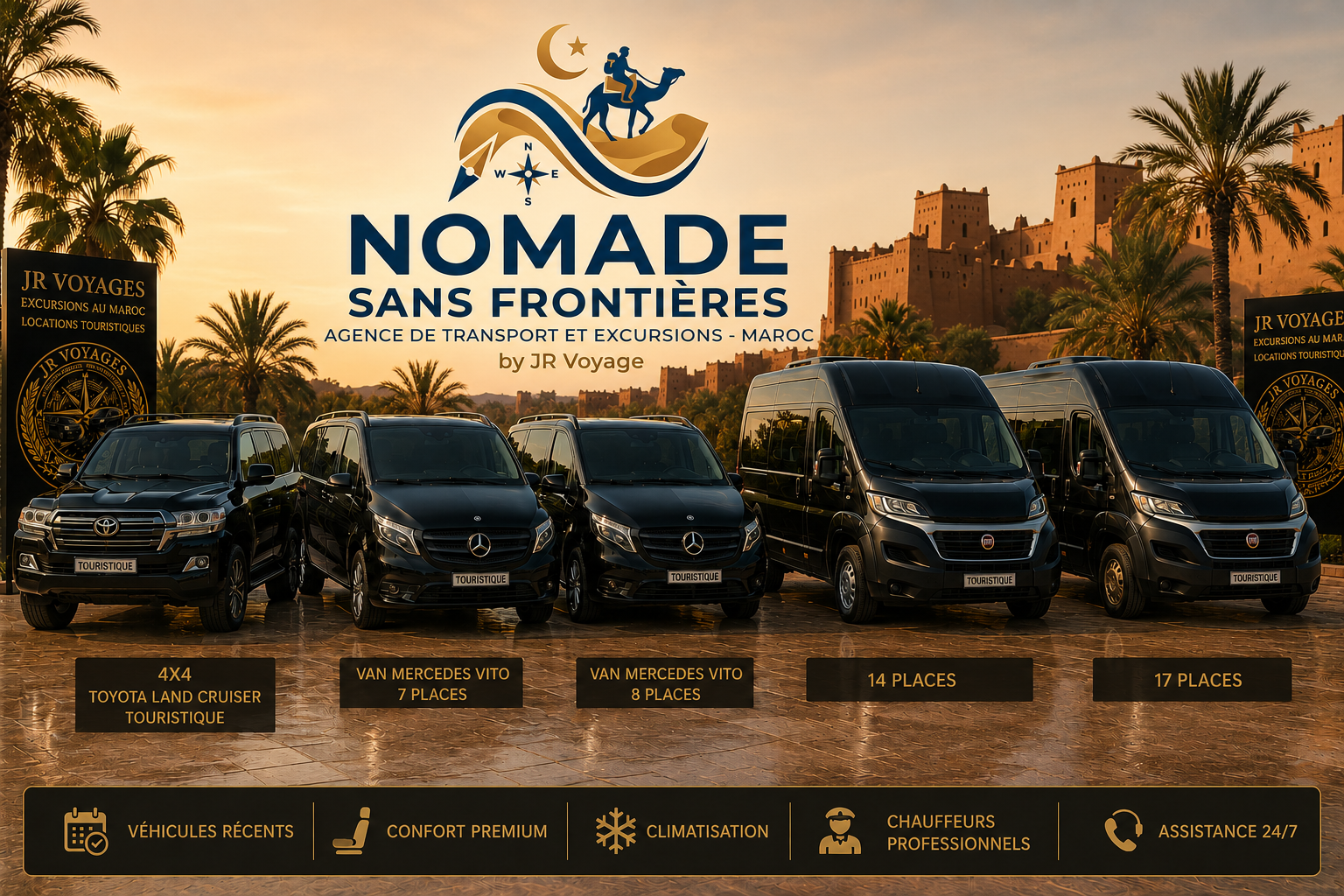 JR Voyages - Nos vehicules